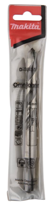 MAKITA 牧田 D-30455 萬用鑽頭 14*150mm 圓柄 直桿 鑽頭 萬用鑽尾 水泥 瓷磚 木材 薄金屬