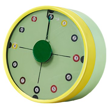 上手家居 番茄鐘/計時器 撞球款 無需電池 磁吸設計 廚房計時 學習定時  1組  撞球 綠色 + 黃色