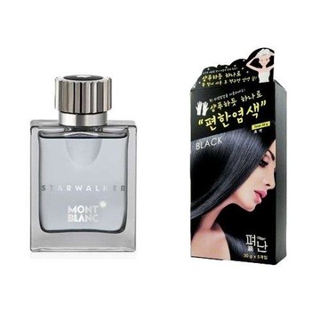 【ORIKS】Pyeonan 白髮專用5分鐘高效便捷染髮霜25入(5入/盒)+MONTBLANC萬寶龍 星際旅者男性淡香水50ml