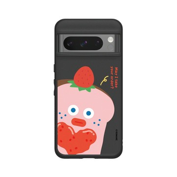 Pixel 8 Pro SolidSuit 黑 - Brunch Brother 早午餐兄弟 - 草莓吐司要不要夾蛋