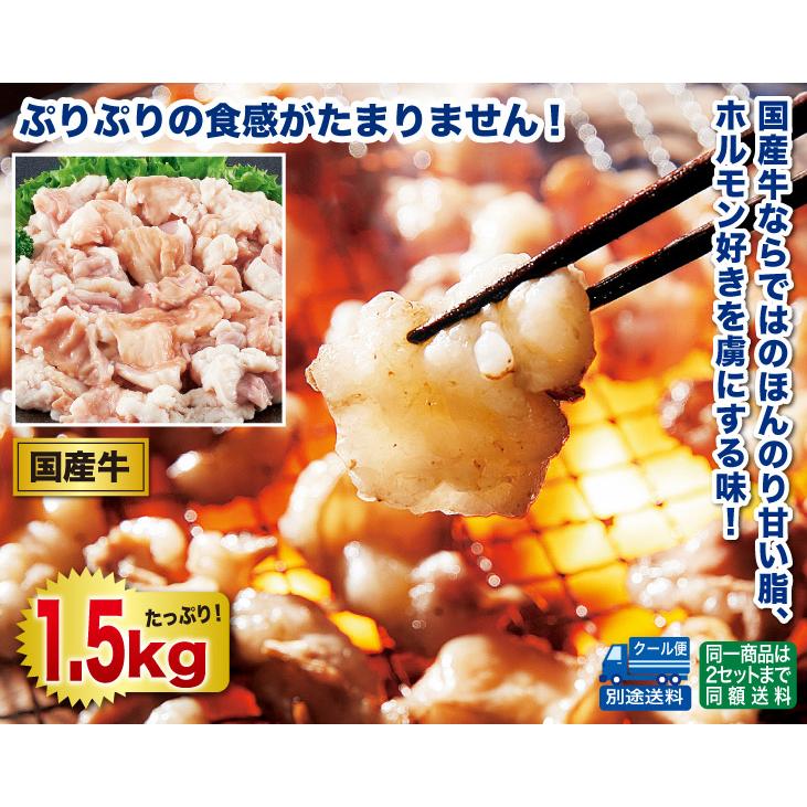 国産牛ホルモン1.5kgセット