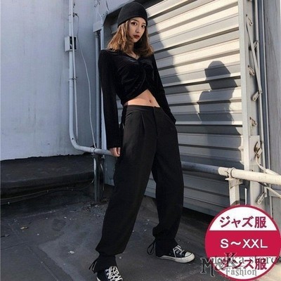 長袖 へそ出し ジャズ ダンス衣装 レディース ワイドパンツ スポーツウェア ヒップホップ ダンス カジュアル レッスン着 練習服 舞台用 通販 Lineポイント最大get Lineショッピング