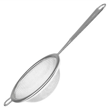 ibili 簡約可勾掛濾網 (10cm)  304不鏽鋼  PP塑料  21.5 x 10 x 4.7cm  1個