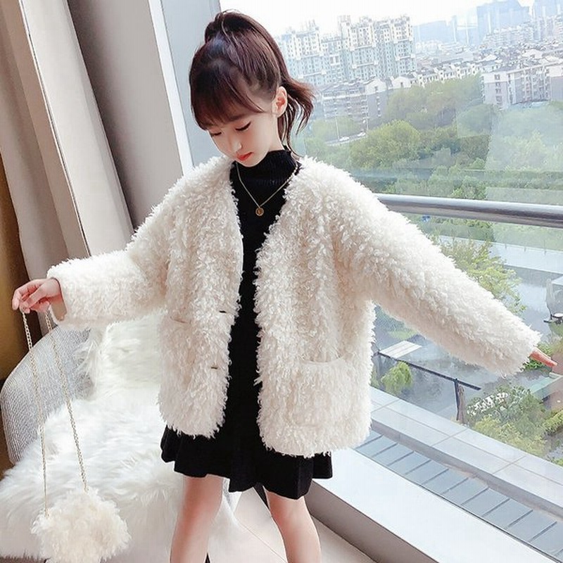 子供服 キッズ コート アウター 女の子 秋冬 モコモコ ジャケット カーディガン キッズウェア 長袖 暖かい 冷え対策 保温 防寒服 韓国 通学 入学入園式 通販 Lineポイント最大0 5 Get Lineショッピング