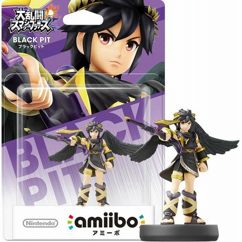 新品即納 Opt Amiibo アミーボ ブラックピット 大乱闘スマッシュブラザーズ 任天堂 Nvl C bj 通販 Lineポイント最大0 5 Get Lineショッピング