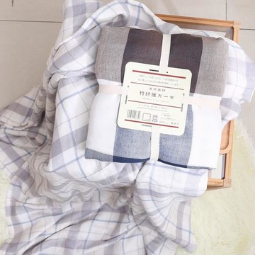 出口尾單三層竹纖維紗布蓋毯夏季空調毯冰絲毯子空調夏涼被毛巾被