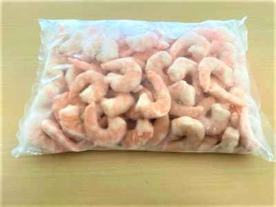 背わた処理済　大粒天然むきえび　1.15kg(正味重量1kg・約50～80尾)・K236-10