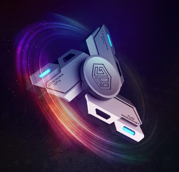 指尖陀螺 指尖陀螺獨版夜光合金超長時間發光手指指間減壓解壓神器玩具