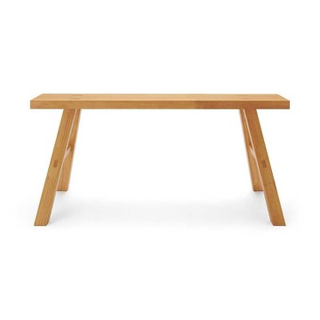 MUJI 橡膠木板凳/大(大型家具配送)
