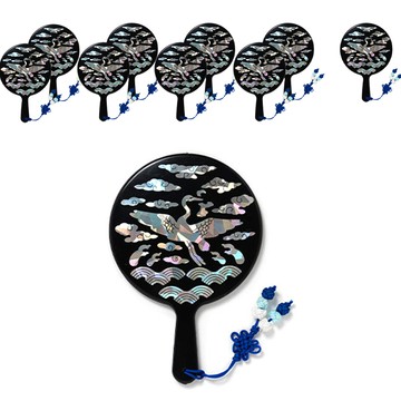 minhwashop 傳統民俗螺鈿貼紙鏡子DIY套組 UDPOM0431  10套  多色