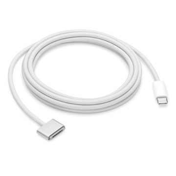 Type-C 轉 MagSafe3接頭 原廠 TYPE-C USB-C 對 MagSafe 3 連接線 銀色 2米 USB-C 對 MagSafe 3 連接線 (2 公尺) - 銀色