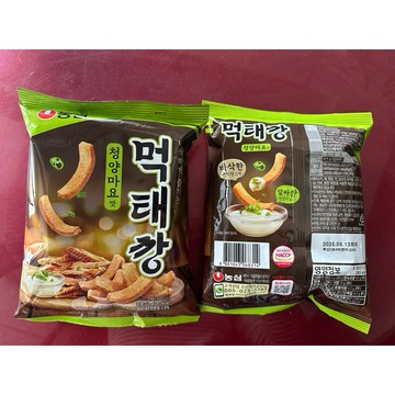 韓國🇰🇷Nongshim 農心 洋芋片 辣椒醬美乃滋風味 青陽辣椒蛋黃醬明太魚餅乾條 脆條餅乾 薯條餅乾 零食 馬鈴薯條