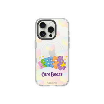 RHINOSHIELD iPhone 13系列Clear(MagSafe 兼容)透明防摔手機殼Care Bears系列-雲朵綿綿