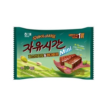 韓國🇰🇷HAITAI自由時間巧克力棒 | 開心果卡達伊夫 38入 | 杜拜巧克力風味 | 酥脆內餡 | 韓國必買話題零食