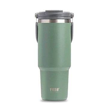 TYESO 304不銹鋼手提冰壩杯900ml-綠