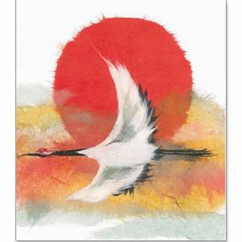 ちぎり絵キット 『和紙ちぎり絵制作セット ミニ色紙サイズ 初日