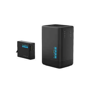 GoPro 雙電池充電器+ENDURO 2充電電池 (適用MISSION 1 Series+HERO13 Black )AGDBD-001-AS