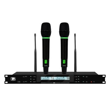 專業無線話筒一拖二U段KTV麥克風吧唱歌舞臺演出婚慶話筒會議專用【Snowbelle優選】