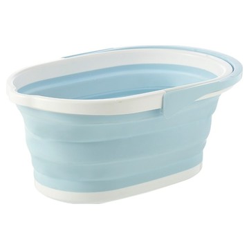 葉子小舖 折疊長方形手提儲水桶 28 x 12.8 x 12cm  藍色  1個