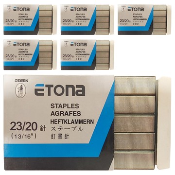 ETOna 釘書針 23/20針 適用E-260  20針號  6盒
