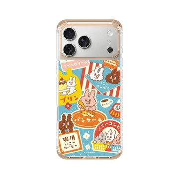 iPhone 17 Pro Max ClearX (MagSafe 兼容) 暖透橘 - Bunni Konbiny - Bunni Konbiny 喫茶店