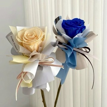 【Flora Flower】單支永生玫瑰-雙色