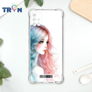 TRON 三星 A71 5G 不愛笑的女孩 四角防摔載具殼 軟殼 手機殼