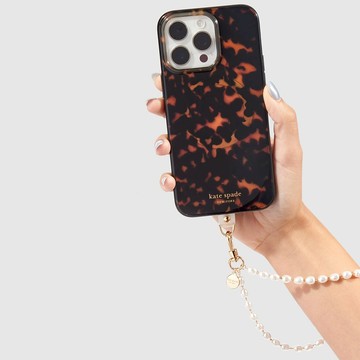kate spade 手機掛鍊 海洋珍珠