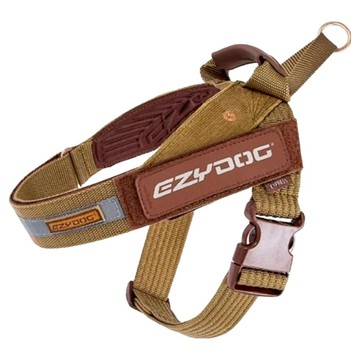 EZYDOG EXPRESS 秒穿胸背帶燈芯絨 T  L (70~90 cm)  土黃色  1個