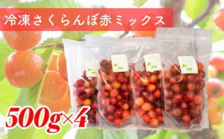 冷凍さくらんぼ赤ミックス（５００ｇ×４パック）