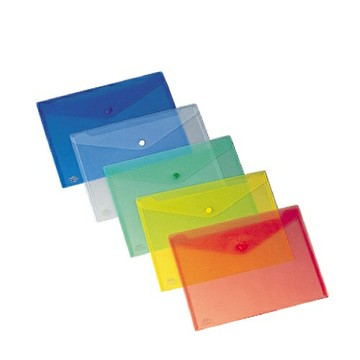 新德牌 16-331  A4 透明文件袋 公文袋 (橫式) (附扣) (PP材質) (12入)【APP滿額下單4%點數(單一帳號最高1500點)】5/31止
