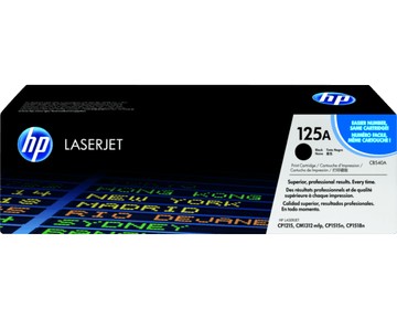 HP 原廠碳粉匣 黑色 CB540A (125A) 適用: CM1300/CM1312/CP1210/CP1510/CP1215/CP1515N/CP1518