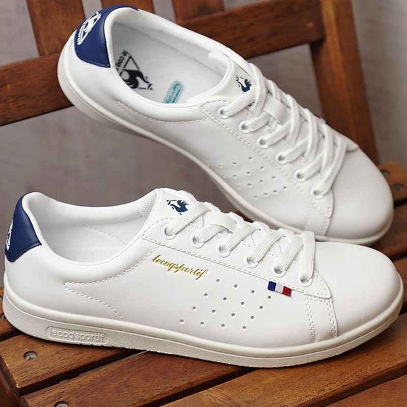 ルコック Le Coq Sportif La ローラン Sl レディース スニーカー Qmt7314wn Wnv La Roland Sl ルコックスポルティフ ホワイト ネイビー 通販 Lineポイント最大0 5 Get Lineショッピング