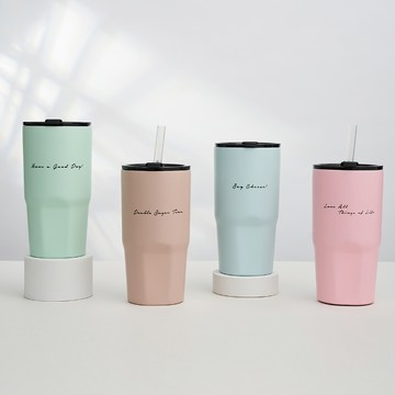 AURA 艾樂｜簡約隨行鈦陶瓷激凍杯 900ML(4色可選) - 奶茶色