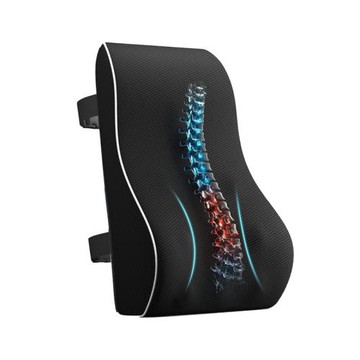 亞馬遜跨境記憶棉汽車腰靠人體工程學靠背靠墊用于辦公椅汽車輪椅