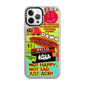 CASETiFY iPhone 12 Pro Max Neon Sand Liquid Case Negative