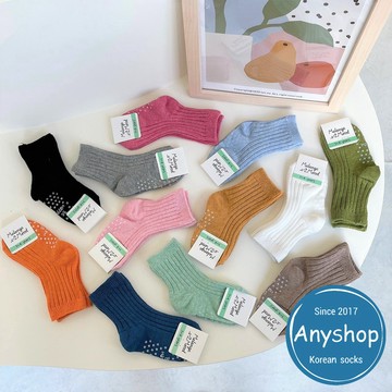 Anyshop韓國襪 經典素色兒童襪 素色童襪 韓國童襪 韓國製造 兒童中筒襪 童襪 韓襪 韓國童襪K7730