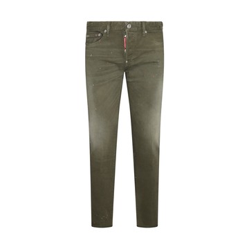 Dsquared2 - Green Cotton Blend Jeans