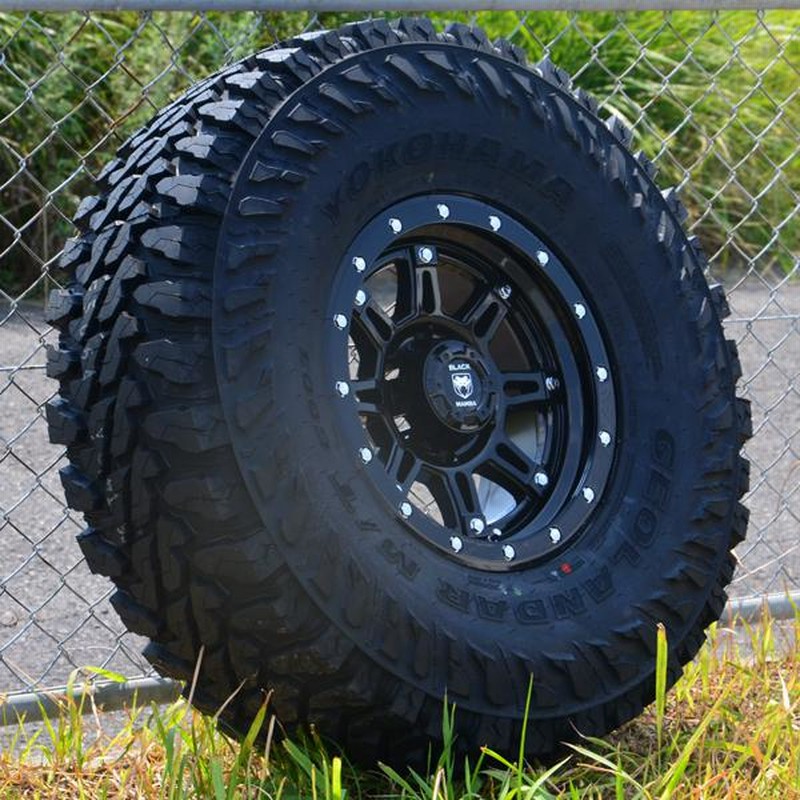 MUDSTAR 265/70R17 サマータイヤホイールセット FJクルーザー (GRIPMAX MT & MUDVANCE07 6穴 139.7)