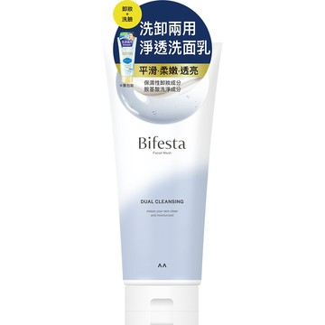 【Bifesta 碧菲絲特】洗卸兩用淨透洗面乳 120g