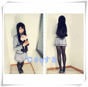 暗殺教室 茅野 カエデ 女性制服 ウイッグ付け コスプレ衣装 COS 高品質