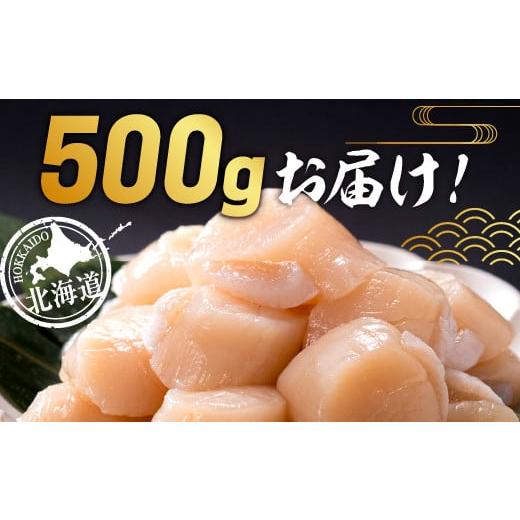 ふるさと納税 北海道 浜中町 北海道産 ほたて貝柱(大)　計500g