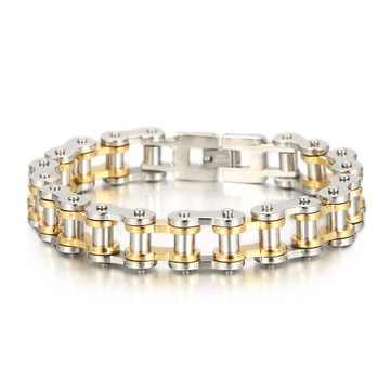 STEEL鋼手鍊。銀耀機鍊。13mm | KA