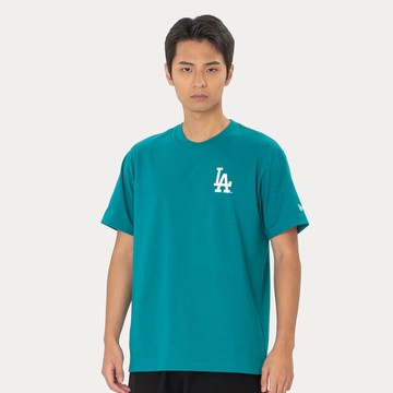 NEW ERA 男女 短袖上衣 CAP GRAPHIC FW26 洛杉磯道奇 綠 NE15165115