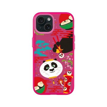 iPhone 15 Clear 粉漾桃 - Kung Fu Panda - 阿波的世界