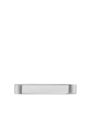 Monica Vinader - Signature flat top ring - women - Sterling Silver - Q