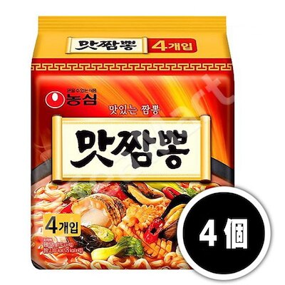 マッチャンポン　（130g）　4個　韓国ラーメン　韓国食品　インスタントラーメン　韓国人気ラーメン