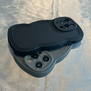 免運·紫色波浪邊適用蘋果14手機殼iphone14promax防摔矽膠13高端12鏡頭全包ins風女款12proma