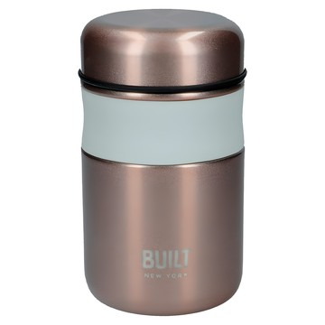 BUILT食品保溫瓶 玫瑰金 9x15.5cm  490ml  1個