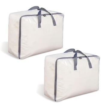 c449網格棉被收納袋 特大  顏色隨機  2件